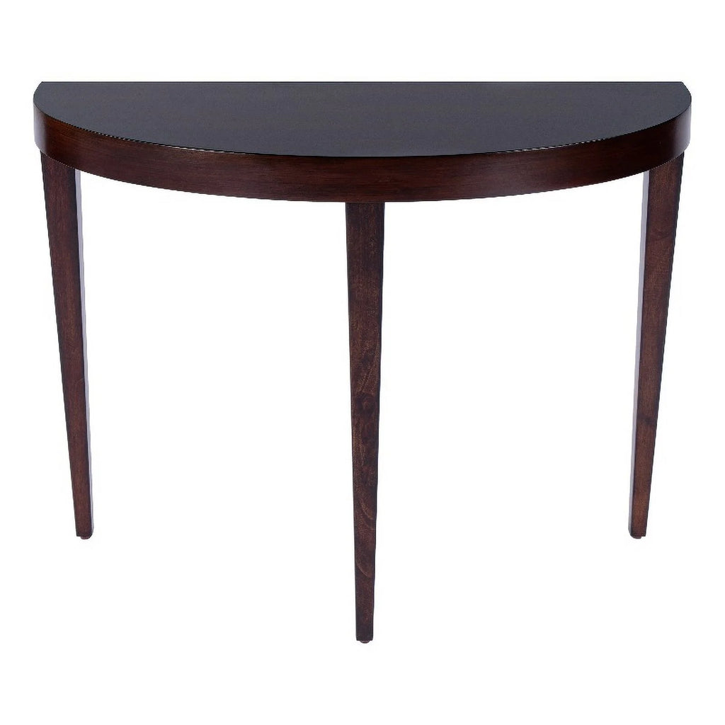 Traditional Burl Console Table U681