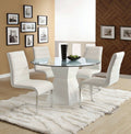 White Round Dining Table G8445