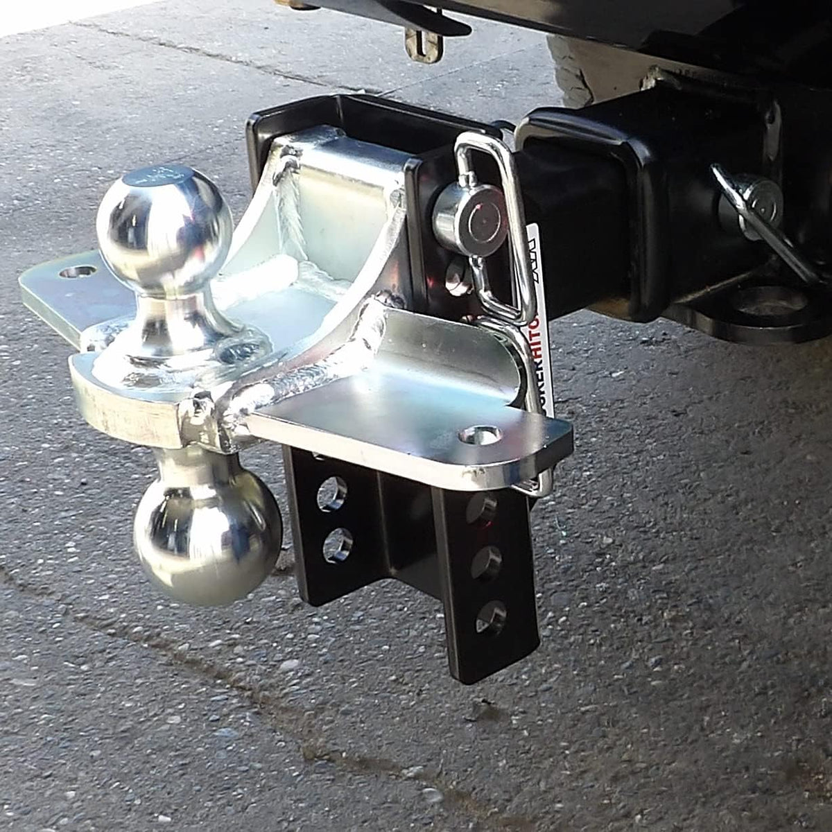 Combo Ball Mount with Sway Control Tabs, 12,000 lbs, Fits 2-1/2" Hitch S896458