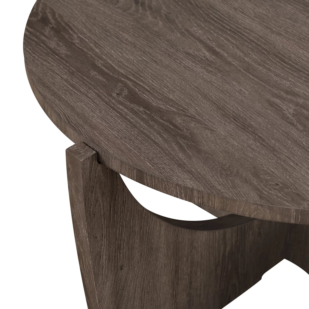 28" Modern Glam Arch-Base Coffee Table O61127