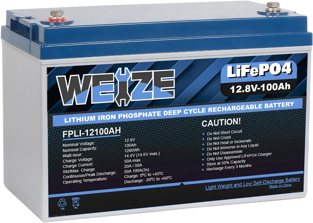12V 200Ah LiFePO4 Lithium Battery with Smart BMS G733