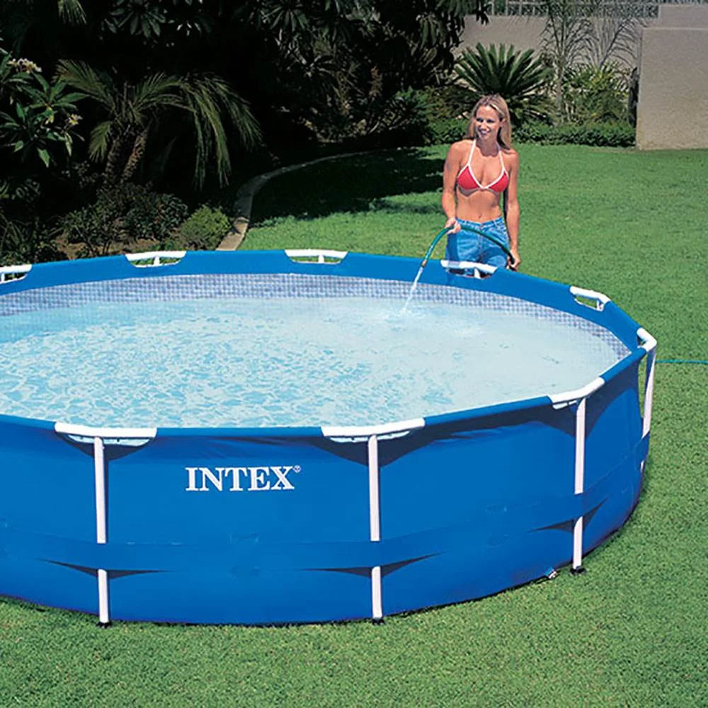 12' x 30'' Metal Frame Above Ground Swimming Pool with Filter Pump Q5921